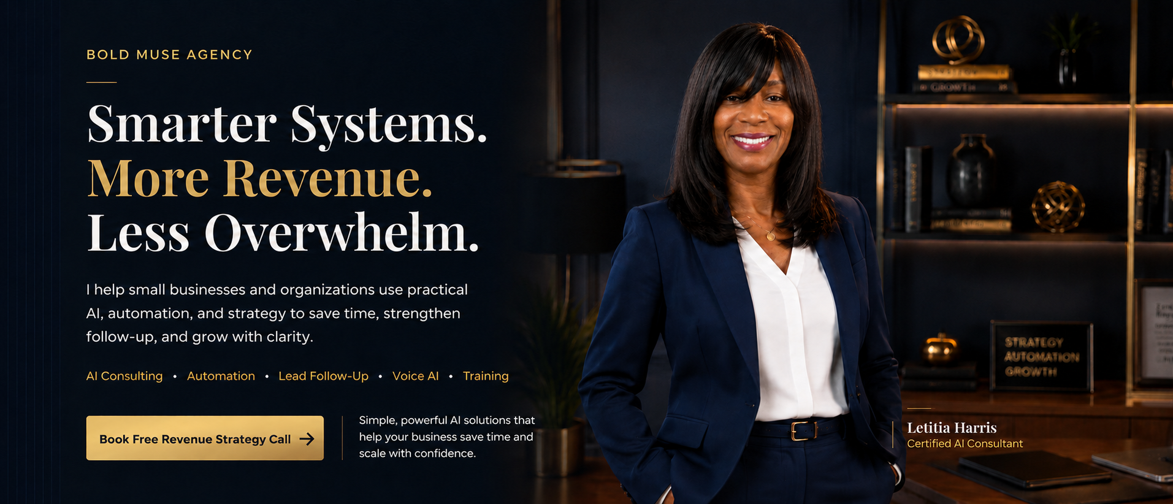 Bold Muse Agency — Smarter Systems. More Revenue. Less Overwhelm.